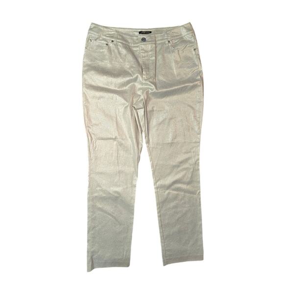 E39 By Eric Silver Stretch Jeans Sz 12 NWT - Picture 5 of 12